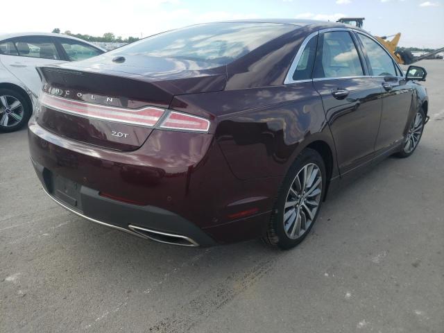 3LN6L5C95JR621434 - 2018 LINCOLN MKZ SELECT MAROON photo 4