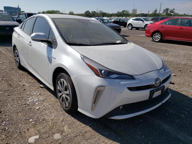 JTDL9MFU2M3029167 - 2021 TOYOTA PRIUS LE WHITE photo 1