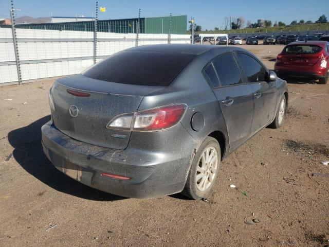 JM1BL1V75C1601463 - 2012 MAZDA 3 I GRAY photo 4