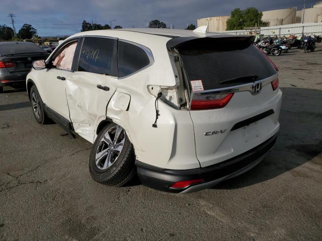 2HKRW5H34JH401590 - 2018 HONDA CR-V LX WHITE photo 3