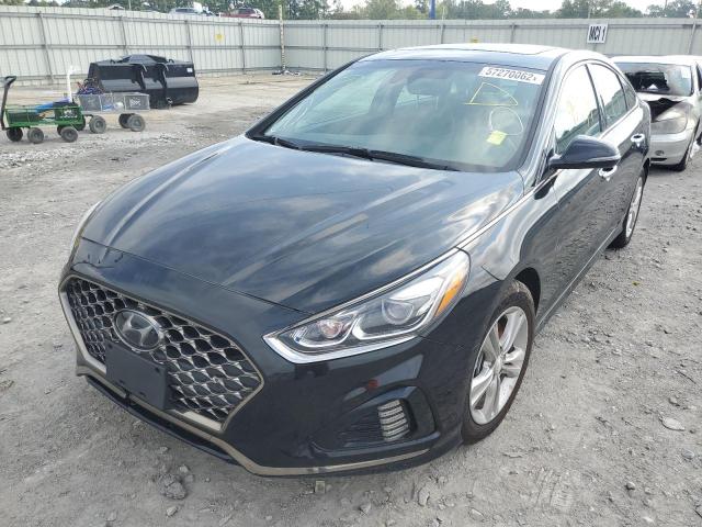 5NPE34AFXKH744069 - 2019 HYUNDAI SONATA LIM BLACK photo 2