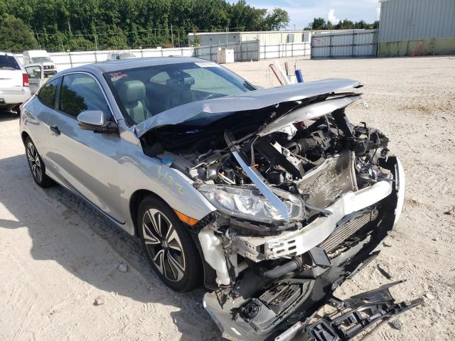 2HGFC3B75HH350553 - 2017 HONDA CIVIC EXL ვერცხლისფერი ფოტო 1