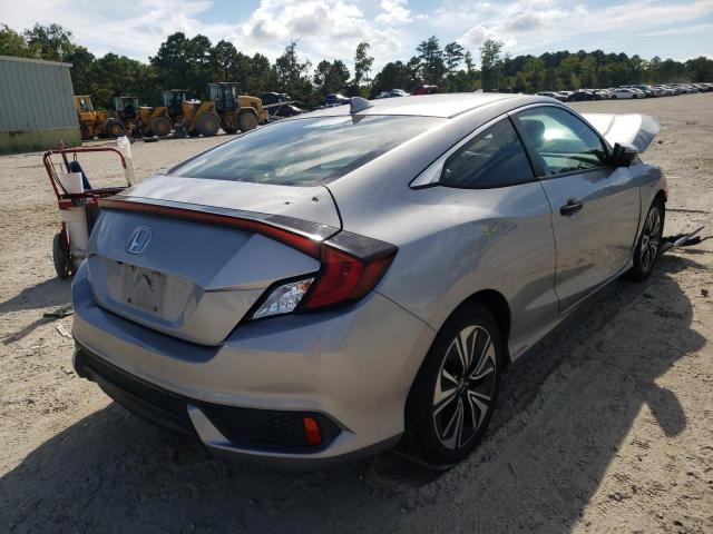 2HGFC3B75HH350553 - 2017 HONDA CIVIC EXL ვერცხლისფერი ფოტო 4