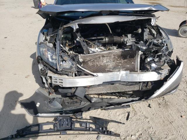 2HGFC3B75HH350553 - 2017 HONDA CIVIC EXL ვერცხლისფერი ფოტო 9