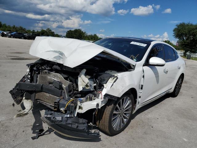 KNALC4J15H5083326 - 2017 KIA CADENZA PR WHITE photo 2