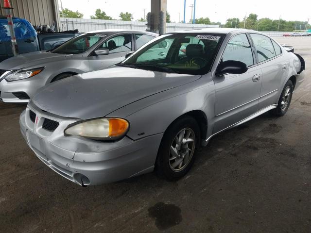 1G2NF52E44C210233 - 2004 PONTIAC GRAND AM S SILVER photo 2