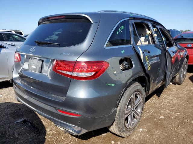 WDC0G4KB0HF203734 - 2017 MERCEDES-BENZ GLC 300 4M GRAY photo 4