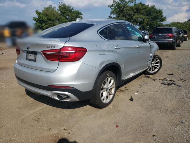 5UXKU2C52G0N81297 - 2016 BMW X6 XDRIVE3 SILVER photo 4