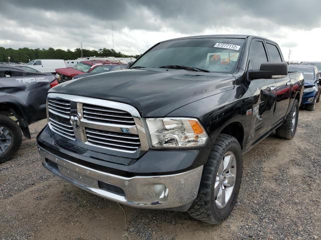 1C6RR6LT6HS622373 - 2017 RAM 1500 SLT BLACK photo 2