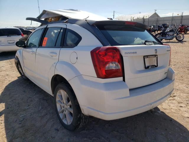 1C3CDWEA7CD533387 - 2012 DODGE CALIBER SX WHITE photo 3