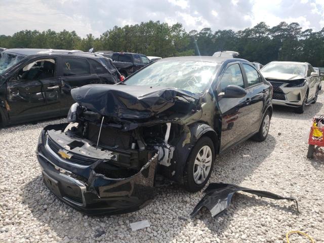 1G1JB5SH4H4135428 - 2017 CHEVROLET SONIC LS 黑色 照片 2