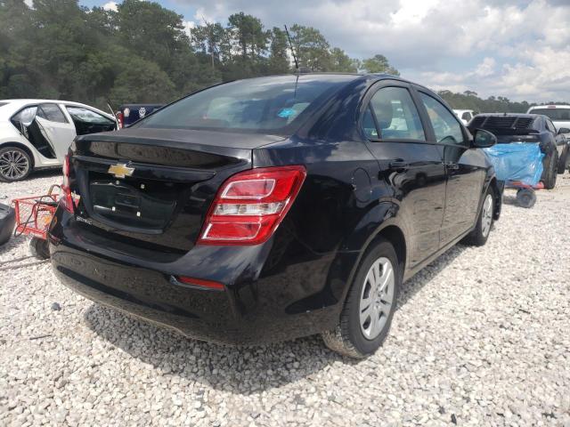 1G1JB5SH4H4135428 - 2017 CHEVROLET SONIC LS 黑色 照片 4