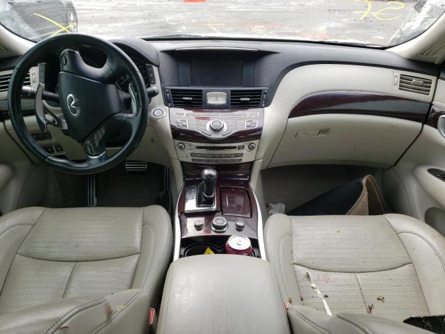 JN1BY1AP6BM322529 - 2011 INFINITI M37 WHITE photo 9