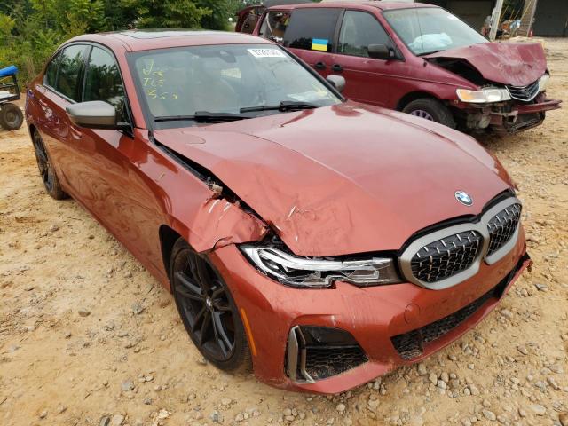 3MW5U7J09M8B51302 - 2021 BMW M340I ORANGE photo 1