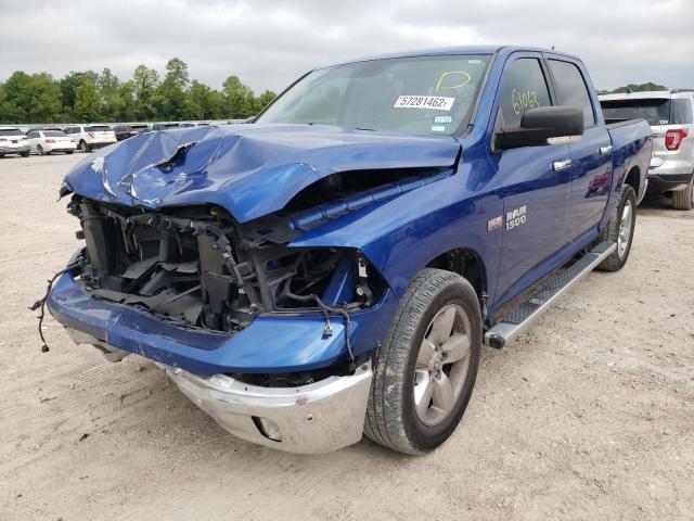 1C6RR6LTXGS263088 - 2016 RAM 1500 SLT BLUE photo 2