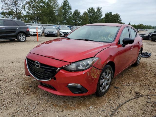 JM1BM1T77F1237678 - 2015 MAZDA 3 SV RED photo 2