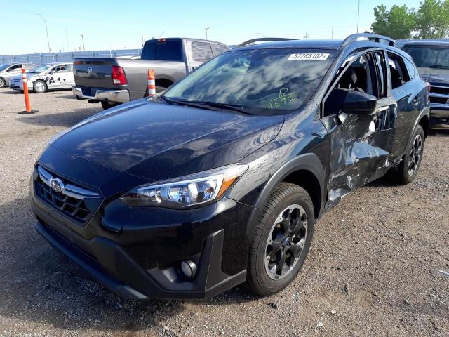 JF2GTAPC0M8304692 - 2021 SUBARU CROSSTREK BLACK photo 2