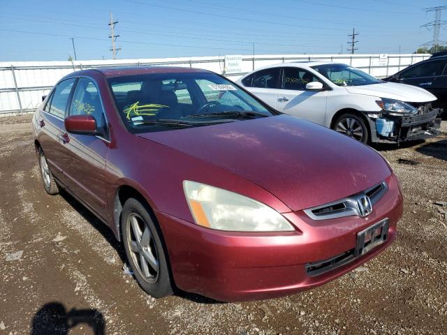 1HGCM56894A098121 - 2004 HONDA ACCORD EX BURGUNDY photo 1