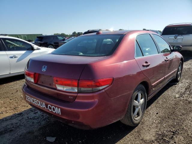 1HGCM56894A098121 - 2004 HONDA ACCORD EX BURGUNDY photo 4