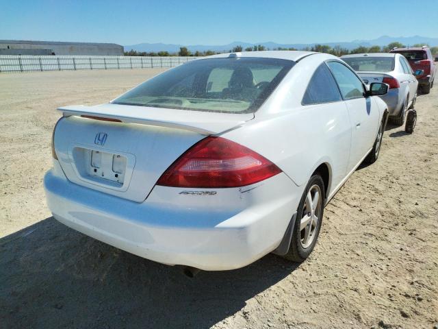 1HGCM72665A006318 - 2005 HONDA ACCORD EX WHITE photo 4