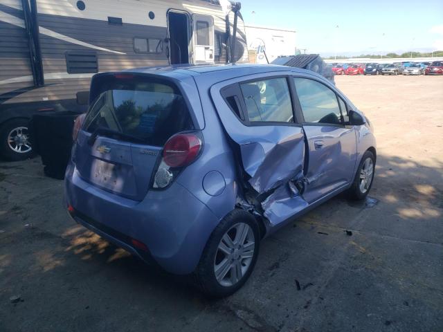 KL8CA6S94EC547294 - 2014 CHEVROLET SPARK PURPLE photo 4