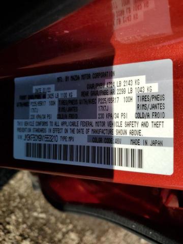 JM3KFBCM9N1553210 - 2022 MAZDA CX-5 PREFE RED photo 10