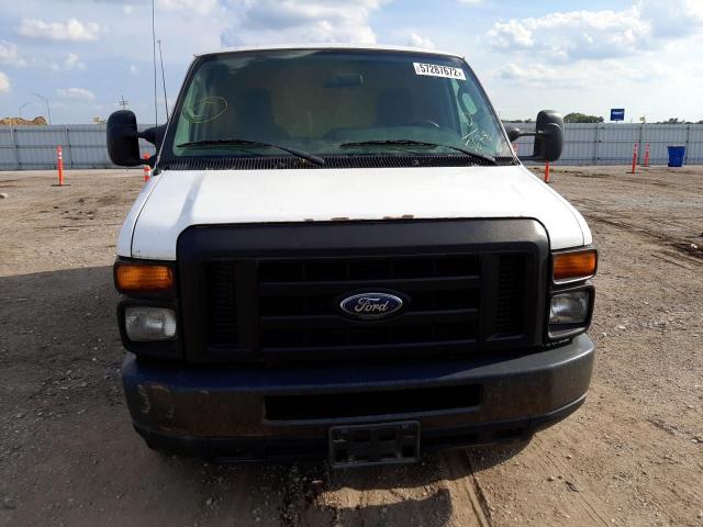 1FTNE24W09DA65678 - 2009 FORD ECONOLINE WHITE photo 9