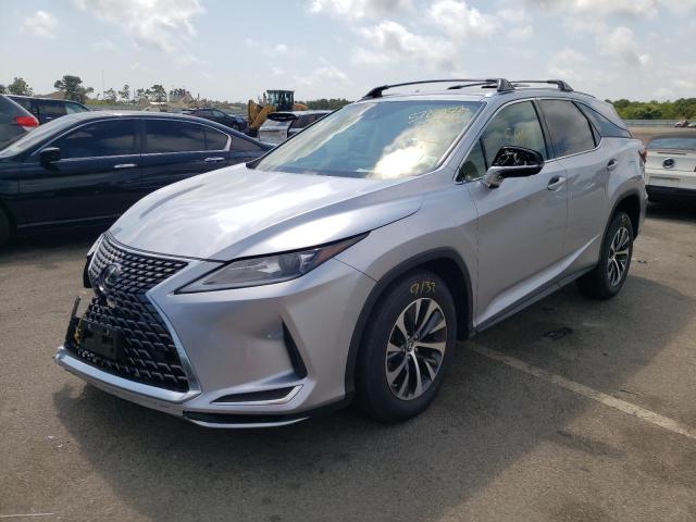 JTJAZKFA9N2038616 - 2022 LEXUS RX 350 L SILVER photo 2