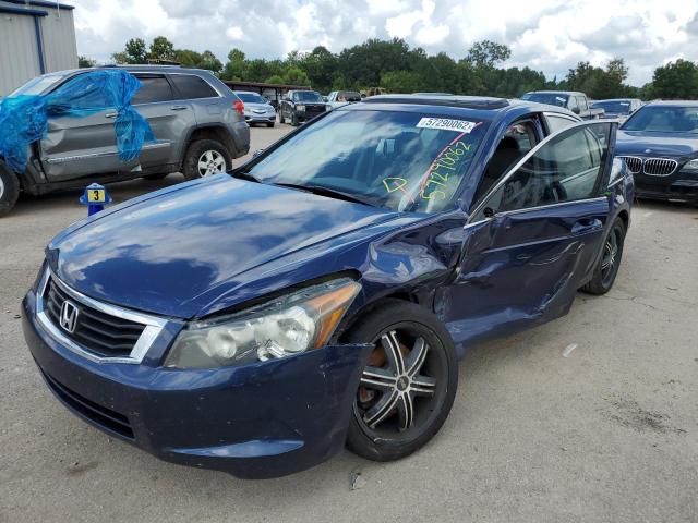 1HGCP2F74AA140672 - 2010 HONDA ACCORD EX BLUE photo 2