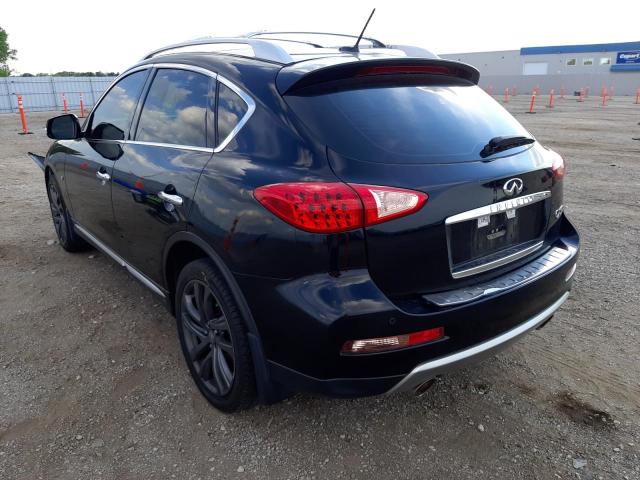 JN1BJ0RR9HM411573 - 2017 INFINITI QX50 BLACK photo 3