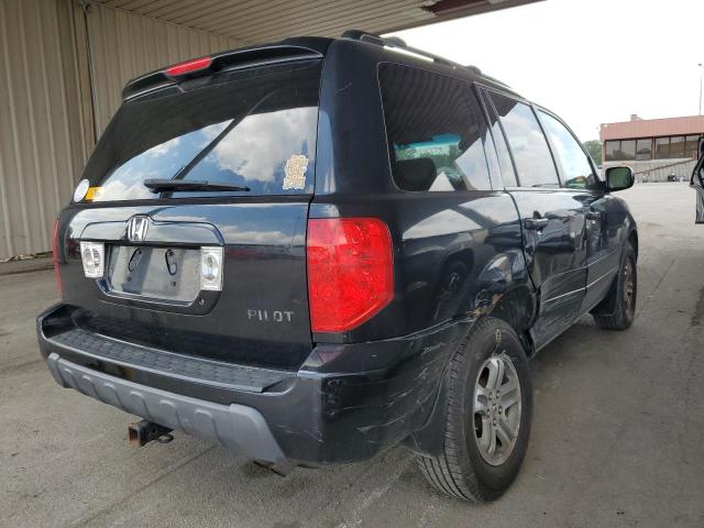 2HKYF18663H568678 - 2003 HONDA PILOT EXL BLACK photo 4