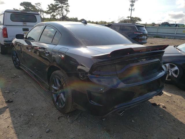 2C3CDXMG2NH158560 - 2022 DODGE CHARGER GT BLACK photo 3