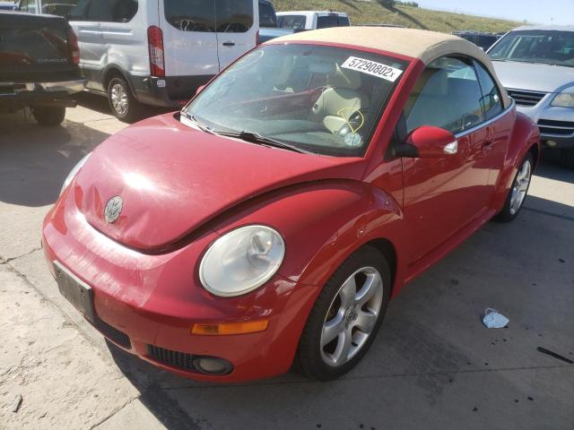 3VWSF31Y26M304057 - 2006 VOLKSWAGEN NEW BEETLE 红色 照片 2