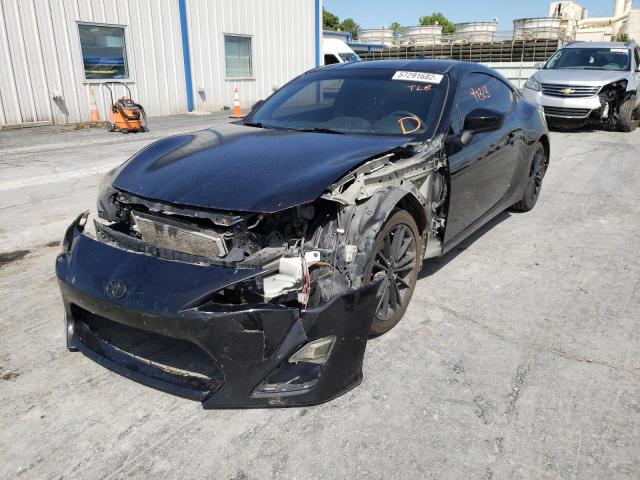 JF1ZNAA10D2709808 - 2013 TOYOTA SCION FR-S BLACK photo 2