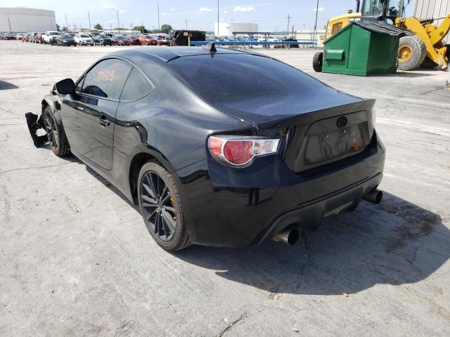 JF1ZNAA10D2709808 - 2013 TOYOTA SCION FR-S BLACK photo 3