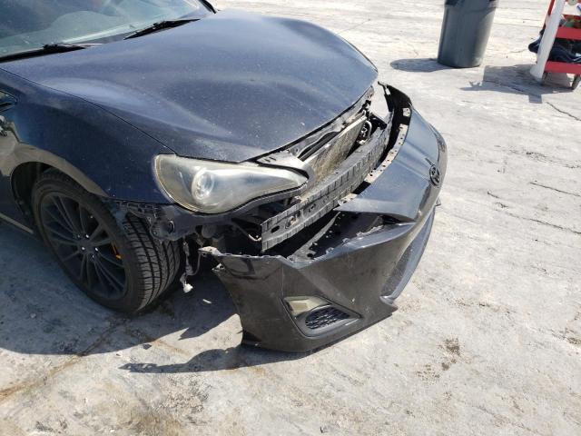 JF1ZNAA10D2709808 - 2013 TOYOTA SCION FR-S BLACK photo 9