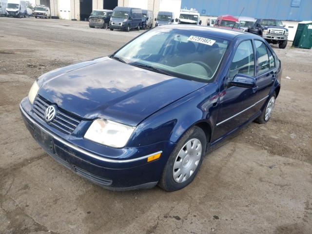 3VWRK69M64M011899 - 2004 VOLKSWAGEN JETTA GL BLUE photo 2