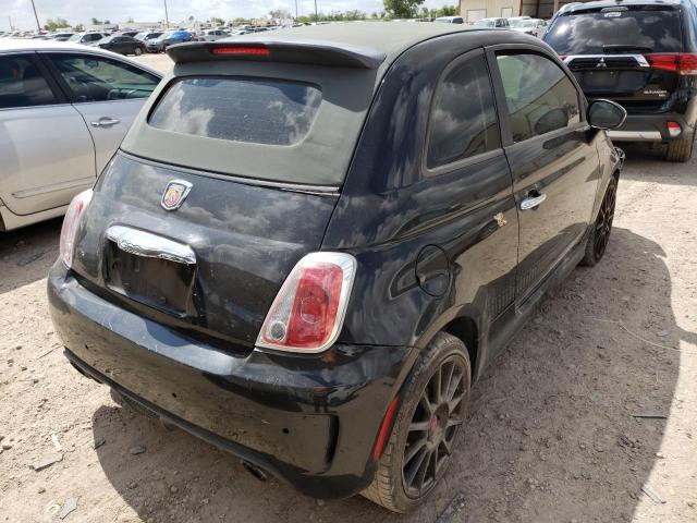 3C3CFFJHXDT689822 - 2013 FIAT 500 ABARTH BLACK photo 4