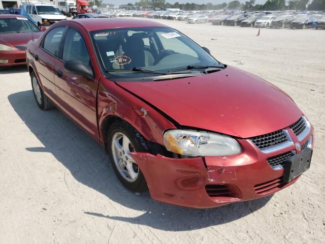 1B3EL36T74N166011 - 2004 DODGE STRATUS SE RED photo 9