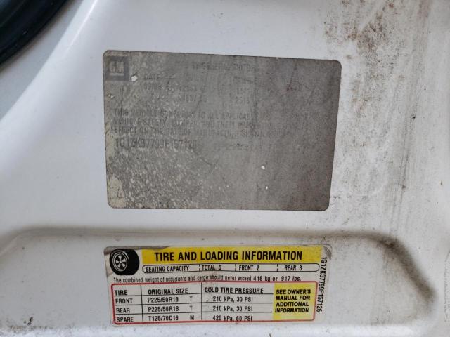 1G1ZK57799F157126 - 2009 CHEVROLET MALIBU LTZ თეთრი ფოტო 10