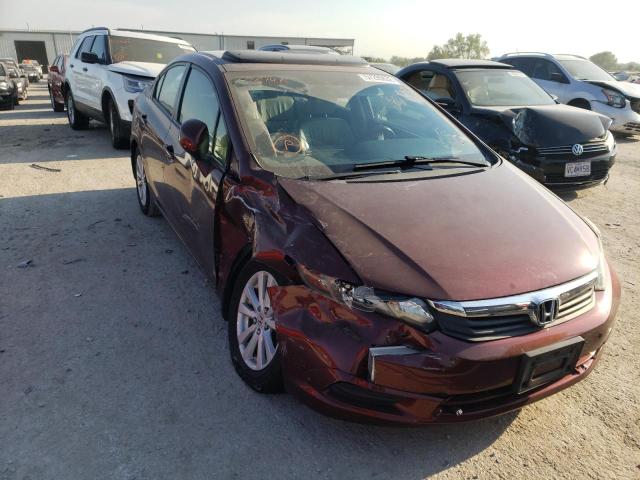 2HGFB2F92CH536746 - 2012 HONDA CIVIC EXL Bordo foto 9