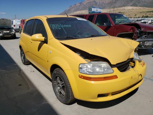 KL1TD66668B063496 - 2008 CHEVROLET AVEO BASE YELLOW photo 1