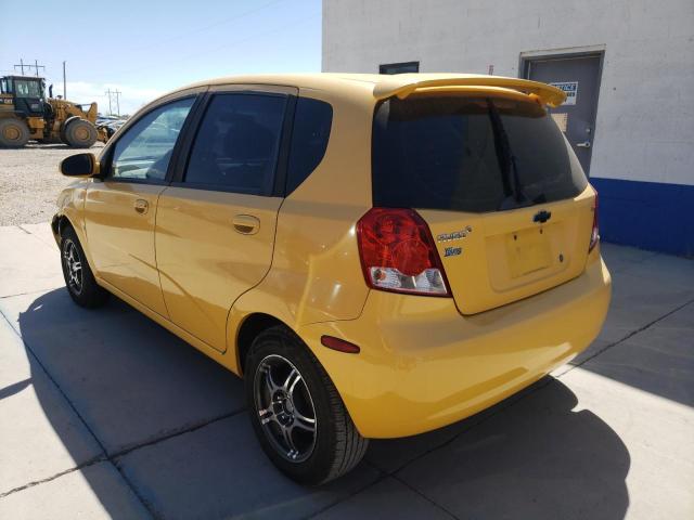 KL1TD66668B063496 - 2008 CHEVROLET AVEO BASE YELLOW photo 3