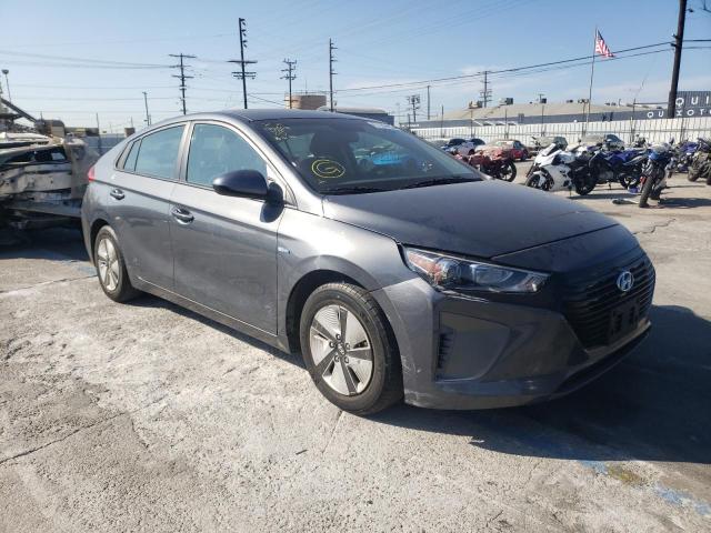 KMHC65LC5KU163670 - 2019 HYUNDAI IONIQ BLUE GRAY photo 1