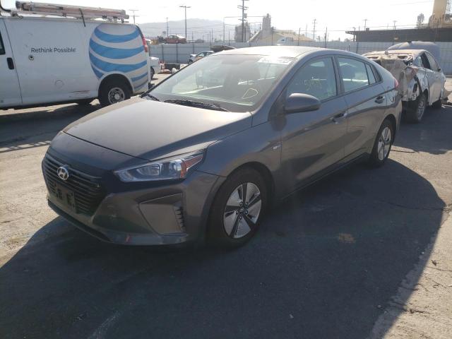 KMHC65LC5KU163670 - 2019 HYUNDAI IONIQ BLUE GRAY photo 2