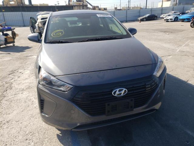 KMHC65LC5KU163670 - 2019 HYUNDAI IONIQ BLUE GRAY photo 9