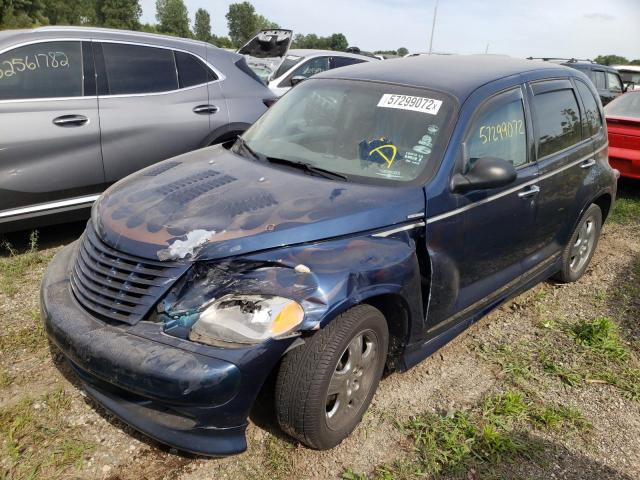 3C4FY4BB41T530114 - 2001 CHRYSLER PT CRUISER BLUE photo 2