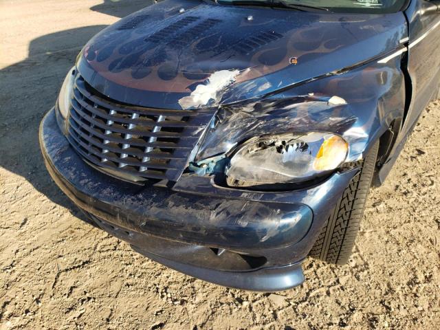 3C4FY4BB41T530114 - 2001 CHRYSLER PT CRUISER BLUE photo 9