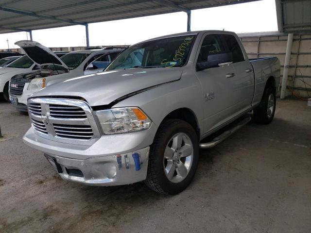 1C6RR7GG3JS218410 - 2018 RAM 1500 SLT SILVER photo 2