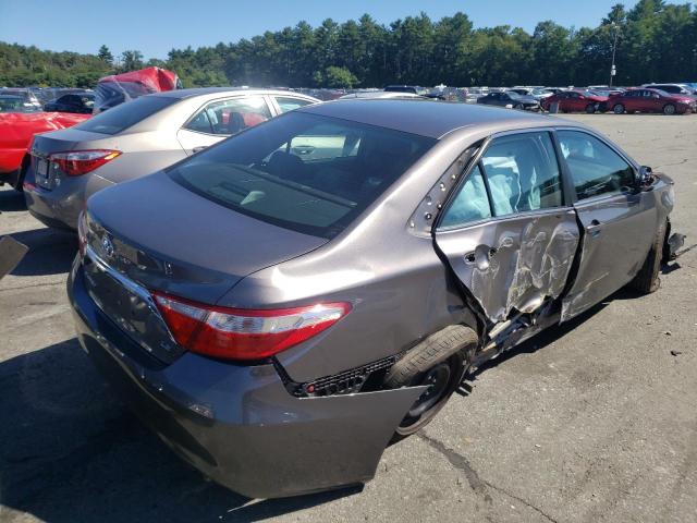 4T4BF1FK9GR542594 - 2016 TOYOTA CAMRY LE GRAY photo 4